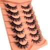 816doGgvm9L._SL1500_.jpg False Eyelashes Strip Lashes Wispy Yasnai Cat Eye Lash Fake Eyelash Natural Look Volume 18mm Mink Fluffy Fox Eyelashes 7 Pairs Pack 9D