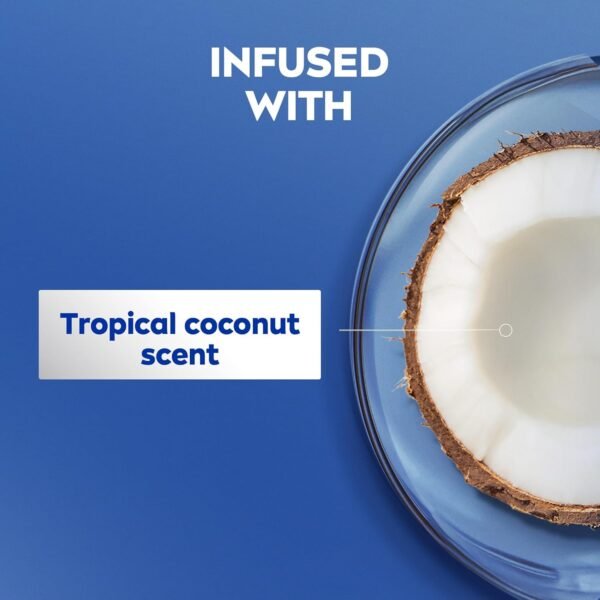 NIVEA Oil Infused Lotion Coconut and Monoi Oil Body Lotion for Women, Fast-Absorbing and Non-Greasy Coconut Scented Lotion Moisturizes for 48 Hours, 16.9 Fl Oz Pump Bottle