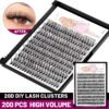 816tJFbztL._SL1500_.jpg 8-22mm to Choose 20D/40D/60D/80D/100D Individual False Eyelashes Makeup Cluster Eyelashes Thickness 0.07mm D Curl Natural long Black Soft 3D Eye Lashes Extensions (20D-14mm)