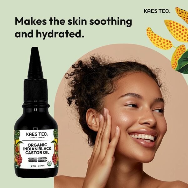 817PZpuqKL._SL1500_.jpg Organic Black Castor Oil for Hair Growth - Not Jamaican Black Castor Oil, 100% Pure Cold Pressed Hexane Free - USDA Certified, Skin, Nail, Scalp, Face, Thicker Eyebrows, Lashes 2 Fl Oz