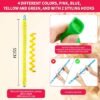 8175A1GBGQL._SL1500_.jpg 30 Pieces Heatless Waves Curlers Spiral Curls Styling Kit No Heat Hair Waver Spiral Curlers Rollers with 2 Pieces Styling Hooks for Most Hairstyles (55 cm)