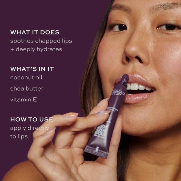 ITK Nourishing Lip Balm - Hydrate Dry, Chapped Lips with Shea Butter + Coconut Oil + Vitamin E - Moisturizes + Soothes Chapped Lips - Glossy, Fragrance Free, Clear, 0.2 Oz