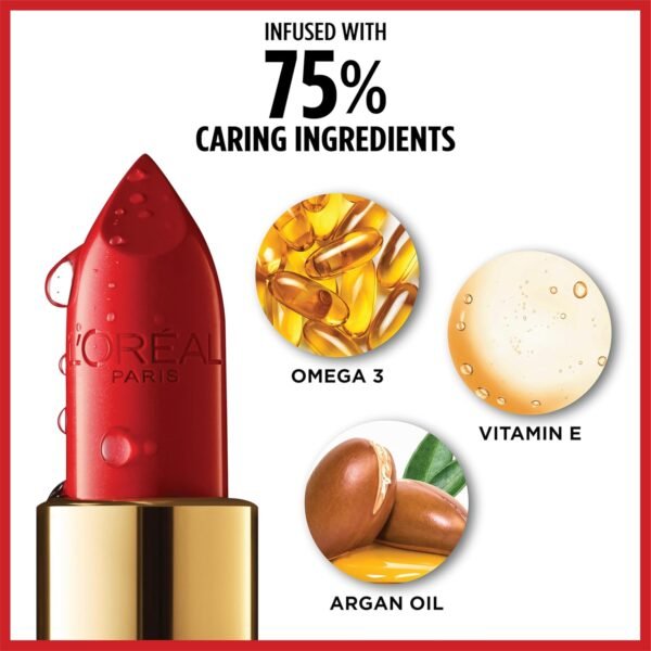 817T3kG-9L._SL1500_.jpg L’Oréal Paris Colour Riche Original Creamy, Hydrating Satin Lipstick with Argan Oil and Vitamin E, Tickled Pink , 1 Count