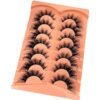 817UUFHOTyL._SL1500_.jpg False Eyelashes Strip Lashes Wispy Yasnai Cat Eye Lash Fake Eyelash Natural Look Volume 18mm Mink Fluffy Fox Eyelashes 7 Pairs Pack 9D