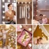 LED Vanity Lights For Mirror, Consciot Hollywood Style With 10 Dimmable Bulbs, Adjustable Color & Brightness, USB Cable, Stick on for Makeup Table Dressing Room Mirror