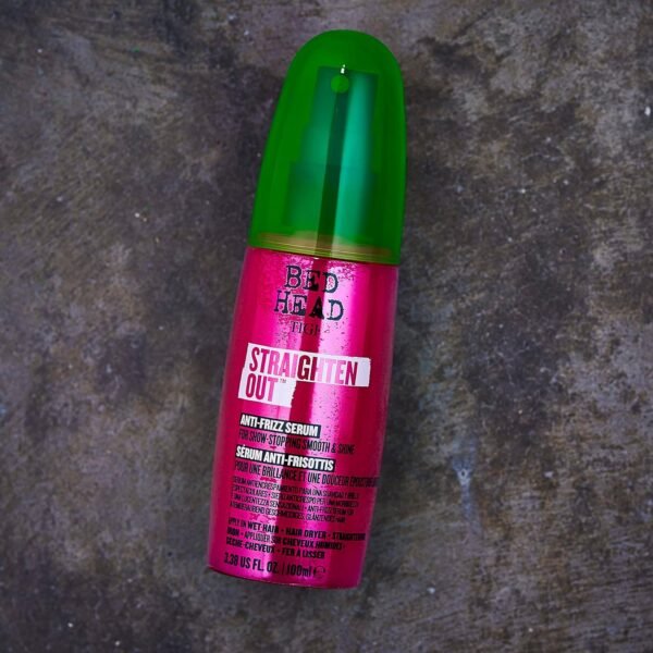 TIGI Bed Head Straighten Out Anti Frizz Serum for Smooth Shiny Hair 3.38 fl oz