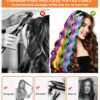 8186t0Nv95L._SL1500_.jpg 30 Pcs Heatless Hair Curlers Wave Curls Styling Kit with 2 Pcs Styling Hooks, No Heat Hair Curlers Heatless Wave Curlers for Women Girls Long Medium Short Hair (6 Colors, 55 cm/21.65 inch)