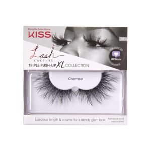 818DUI96NFL._SL1500_.jpg KISS Lash Couture Triple Push-up False Eyelashes, 'Halloween 02', Includes, Contact Lens Friendly, Easy to Apply, Reusable Strip Lashes