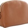 818EhN1A03L._AC_SL1500_.jpg Prada Contenitore Caramel Brown Pebbled Leather Cosmetic Case Clutch Bag 1ND005