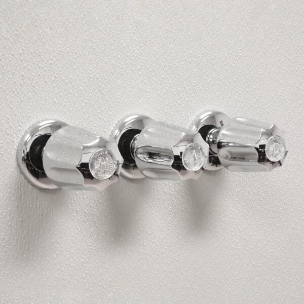 DANCO Bathtub and Shower 3-Handle Remodel/Rebuild Trim Kit for Gerber Faucets | Knob Handle | 11B-1H, 11B-1C, 11B-4D | Chrome (39617)