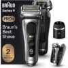 819NkvH-kbL._AC_SL1500_.jpg Braun Series 9 PRO+ 9577cc Electric Razor for Men, 5 Pro Shave Elements & Precision Long Hair Trimmer, 6in1 SmartCare Center, PowerCase for Mobile Charging, Wet & Dry, 60min Battery Runtime