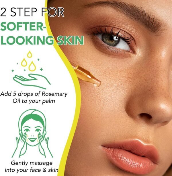 819cqbJL7xL._SL1500_.jpg 2 Pack Organic Rosemary Oil for Hair Growth,100% Pure Rosemary Essential Oil for Eyebrow and Eyelash Nourishes The Scalp