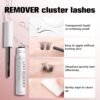 VEYESBEAUTY Cluster Lash Glue Remover 5ML Eyelash Remover for DIY Lash Extensions at home Clear Remover for Self-application Individual Lashes