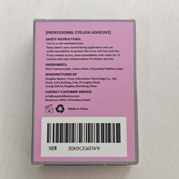 81A0wrvCSrL._SL1500_.jpg VEYES INC Eyelash Extension Glue - 0.5-1 Sec Drying (0.17fl.oz / 5ml)/Up to 8 Weeks Retention/Black Adhesive Salon Use for Lash Tech