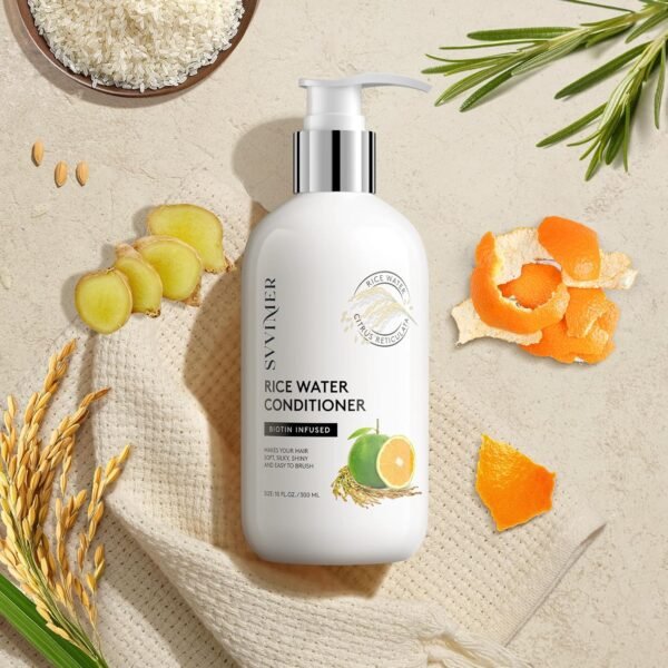 Rice Water Hair Growth Conditioner - Thickening Conditioner with Biotin for Hair Loss and Thinning Hair - Sulfate Free for Women and Men 10 Fl Oz (Pack of 1)