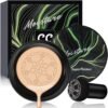81AbFlnraNL._SL1500_.jpg Air Cushion CC Cream Mushroom Head Foundation, Moisturizing BB Cream Makeup Long Lasting Matte Concealer (Natural)