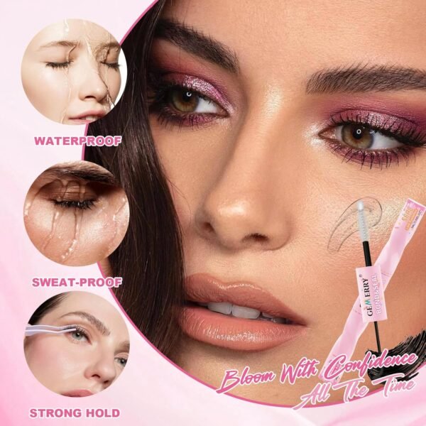 GEMERRY Lash Bond and Seal Lash Glue Waterproof Lash Clusters Glue Long-Lasting Eyelash Bond and Seal False Eyelashes Adhesive DIY