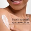 Neutrogena Sunscreen Lotion Beach Defense SPF 30, 6.7 fl oz, Face and Body Sunscreen, Oil Free, Fast Absorbing, Oxybenzone Free Sun Care