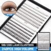 Bodermincer Lash Extension 240pcs C Curl 10D/20D Cluster 8/9/10/11/12mm,10/11/12/13/14mm,12/13/14/15/16mm Mixed Individual Cluster Lashes (10D+20D 8/9/10/11/12mm and Under Eyelashes)