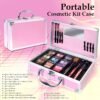 Makeup Starter Set, Beginner Cosmetics Kit, Full Train Case, Eyeshadow, Blusher, Contour, Eyebrow Powder