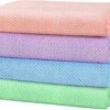 HOMEXCEL Bath Towel Set Pack of 4, 30 x 60 Inches Large Microfiber Bath Towels, Soft, Absorbent, and Quick Dry Towels for Bathroom, Pool, Beach, Swim, and Yoga, Large Bathroom Towels for Daily Use