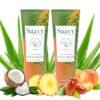 Saavy Naturals Tropical Coconut Body Cream for Men & Women, Absorbent Shea Butter Vegan Formula, Thick and Creamy, Naturally Scented Body Lotion for Dry Skin, 8.5 Oz, 2 Pack. Made in the USA