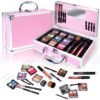 Makeup Starter Set, Beginner Cosmetics Kit, Full Train Case, Eyeshadow, Blusher, Contour, Eyebrow Powder