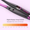 81BTBbagldL._AC_SL1500_.jpg Small Flat Irons for Short Hair, 5s Ultra Fast Heat Up Pencil Flat Iron, Negative Ions Mini Flat Iron for Edges, 3/10'' Travel Mini Hair Straightener with Digital Temp Control, Easy to Use