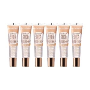 81BU6WuQXuL._SL1500_.jpg Ruby Kisses Broadway Vita-Lip Clear Lip Gloss (Shea Butter 6 Pack), Ultra-Hydrating & Soothing Formula with Multi-Vitamin Oils, High-Shine Non-Sticky Finish, Nourishing Lip Balm for Healthy Lips