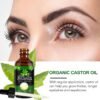 Jamaican Black Castor Oil One Single Ingredient 100% Pure Cold Pressed Castor Oil,Stimulate Thicker Fuller Hair Eyelashes Eyebrows Growth Serum,Scalp Face Body Skin Nail Moisturizer for Unisex