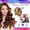 81BpHYxPuoL._SL1500_.jpg Yilloog 40 Pieces Hair Curlers Kit Heatless Spiral Curlers Tools with 2 Styling Hooks and 1 Storage Bag Multicolor Magic Curls Rollers for Women Long Medium Short Hair Classic Style