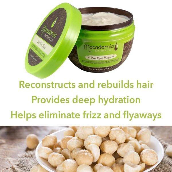 Macadamia Natural Deep Repair Hair Masque, 8 OZ