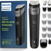 Philips Norelco Multigroom Series 5000 18 Piece, Beard Face, Hair, Body and Intimate Hair Trimmer for Men - NO BLADE OIL MG5910/49