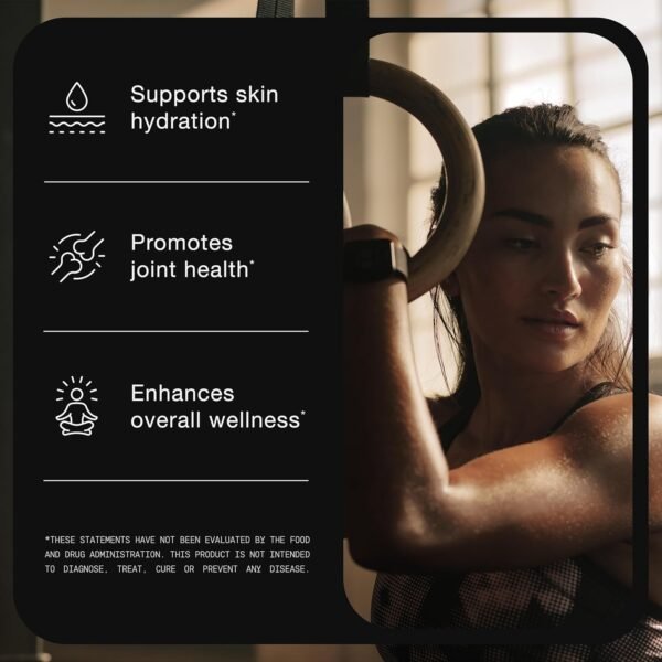 Hyaluronic Acid Supplements – Lab Tested 95% Ultra High Purity – Fermented and Bioavailable with Vitamin C – Third Party Lab Tested – 180 Capsules