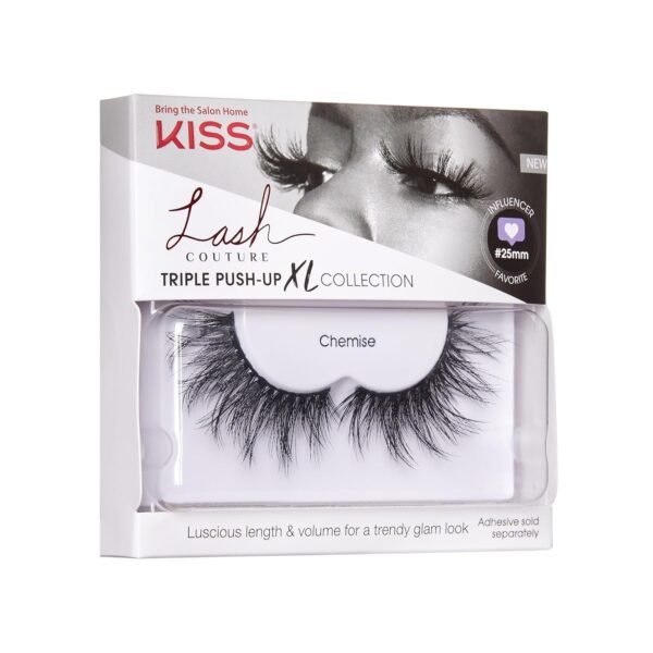 81Ccrxlp9fL._SL1500_.jpg KISS Lash Couture Triple Push-up False Eyelashes, 'Halloween 02', Includes, Contact Lens Friendly, Easy to Apply, Reusable Strip Lashes