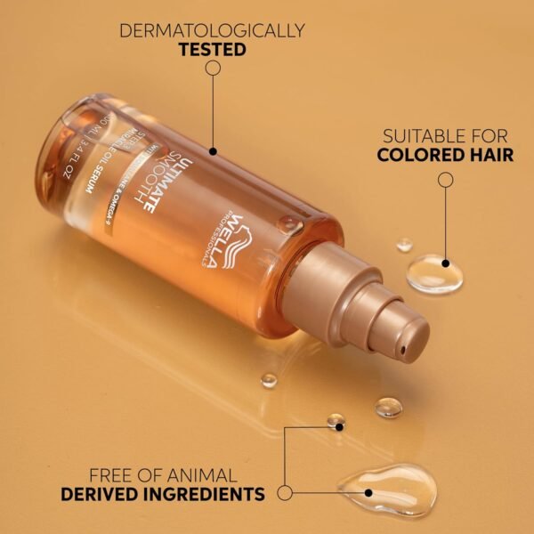 Wella Professionals ULTIMATE SMOOTH Intense Mask with Deep Nourishment | Treatment for Dry, Frizzy Hair | Smooths & Adds a Silky Shine | With Squalane & Omega 9 | Color Safe