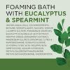 Dr Teal's Foaming Bath with Pure Epsom Salt, Relax & Relief with Eucalyptus & Spearmint, 34 fl oz (Pack of 4)