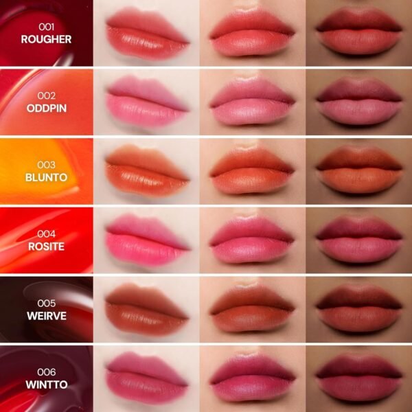 81DG9Vyw21L._SL1500_.jpg Liptique Korean Lip Stain Peel Off - 24 Hour Long Lasting Lip Tattoo, Waterproof & Transfer Proof, Nourishing & Hydrating Lip Tint for Women, Instant Plumping Lip Tints Peel Off (001 ROUGHER)