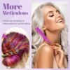 Wig Brush Comb Set, 6pcs Professional Styling Extension Brush Kit with Travel Size for Human and Synthetic Hair