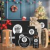 Mens Gifts - Beard Kit with Oil, Balm, Brush, Comb, Scissors, E-book, Outfits Men's Grooming Routine, Anniversary & Birthday Gifts for Men, Him, Husband, Boyfriend, Son, Male Friend, Brother, Dad