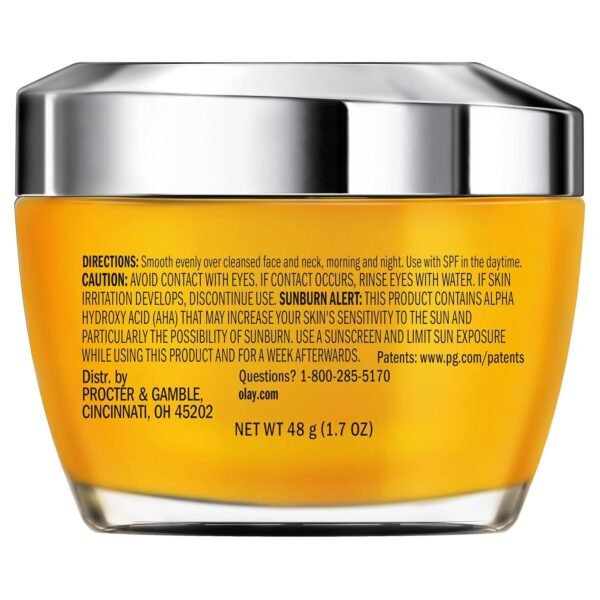 81DS-L29FLL._SL1500_.jpg Olay Vitamin C Face Moisturizer, Brightening Cream for Women, Instant Hydration, Evens Tone, Dark Spot & Hyperpigmentation Reduction, Glowing Skin Care - Niaciniamide, Lactic Acid, 1.7 Oz