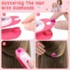 Hair Gem Stamper Kit Hair Accessories for Girls Toy Bling Hair Styling Tool Reusable Shining Diamonds Hair Bead Jewelry Crafts Styling Head Stuff Birthday Gifts Toys 3 4 5 6 7 8-12 Girl Toys