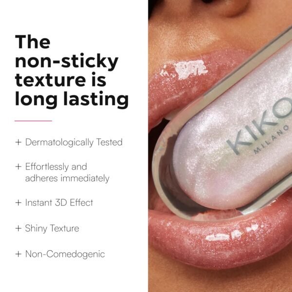 81DloeyNTL._SL1500_.jpg KIKO Milano 3D Hydra Lip Gloss – High Shine, Hydrating, Plumping, Non-Sticky, Moisturizing Lip Makeup