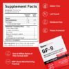 Novex Biotech GF-9 Rapid Dissolve Powder - Anti-Aging Supplements for Men, HGH Booster, Support Energy, Endurance, Sleep, Fruit Punch