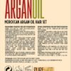 Argan Oil Shampoo and Conditioner Set - Sulfate Free Moroccan Care with Keratin - For Curly, Straight, Dry and Damaged Hair - Moisturizing, Hydrating, Anti Frizz Salon Technology
