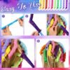 81EoUmbxmOL._SL1500_.jpg Yilloog 40 Pieces Hair Curlers Kit Heatless Spiral Curlers Tools with 2 Styling Hooks and 1 Storage Bag Multicolor Magic Curls Rollers for Women Long Medium Short Hair Classic Style