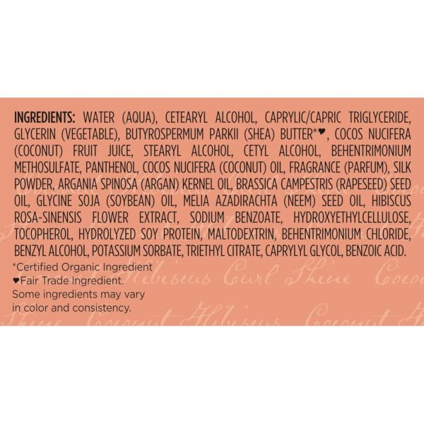 SheaMoisture Hair Mask Coconut & Hibiscus for Dry Curls Hair Mask with Shea Butter 11.5 oz