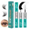 GEMERRY Lash Bond and Seal Waterproof Sensitive Eyes-Friendly Lash Cluster Glue New Upgraded Formula 12 ml Strong Hold Eyelash Glue for Self Use at Home
