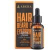 Abera Hair Growth Serum for Hair Loss, Natural Hair Regrowth Treatment for Hair & Beard with Biotin & Castor Oil