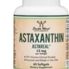 81GYcmuHDL._AC_SL1500_.jpg Astaxanthin 12mg Max Strength (Only Patented Astaxanthin (Astrareal) with 70+ Human Clinical Trials - World's Most Studied Brand) Grown, Harvested, and Made in The USA (Astaxantina) by Double Wood